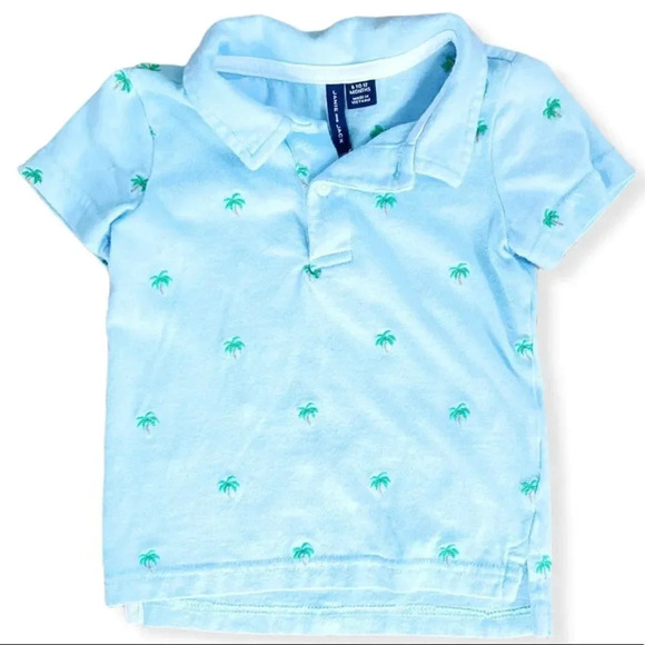 Janie & Jack | Palm Tree Polo Shirt (6-12 mos) 🌴 - Picture 1 of 3